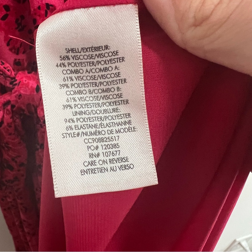 NEW NWT Alice + Olivia Aggie Maxi Dress Bright Pink Multi - Picture 14 of 15